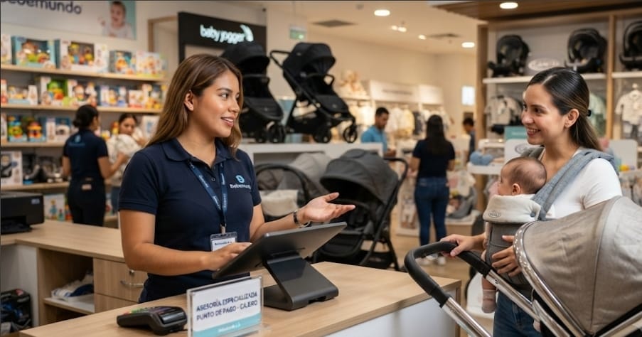Asesor de Ventas y Cajero a Tiempo Parcial ​Bebelandia