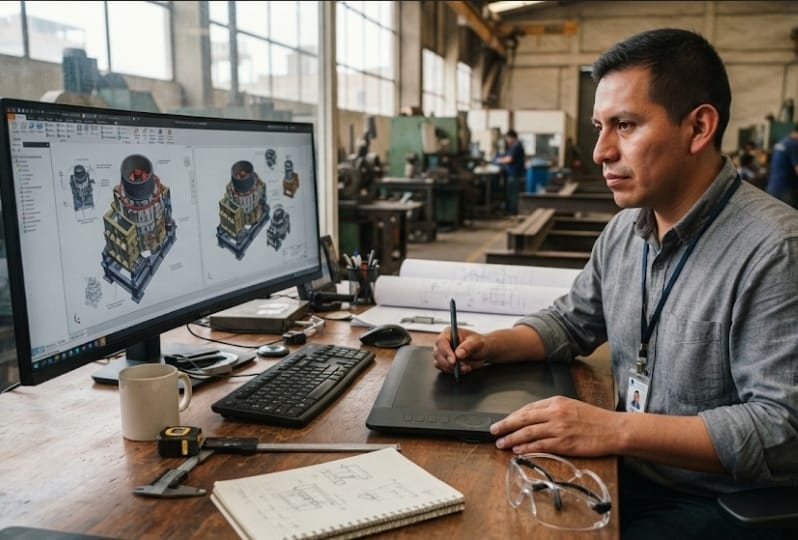 Diseñador Mecánico Máquinas y Montajes